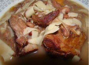 smoked ribs bean soup