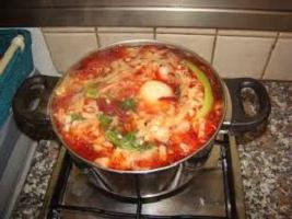 a simple recipe for borsch with chicken