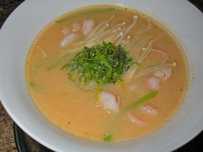 shrimp miso soup