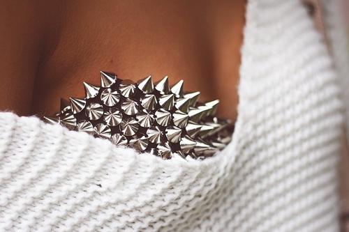 spiked bra