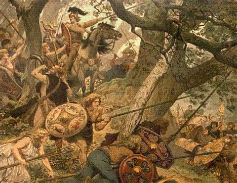 разгром римских легионов в Тевтобургском лесу