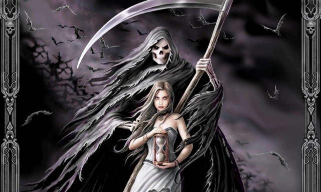 girl and death