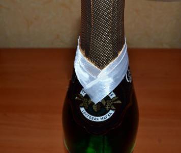 wedding bottle decoration