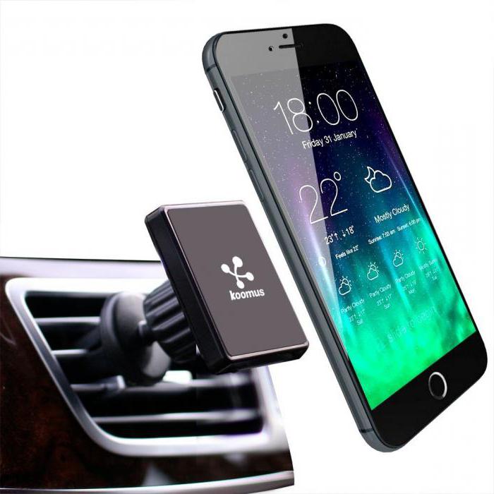 magnetic car holder for smartphones