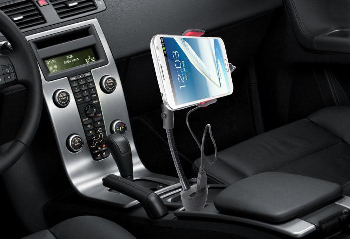 car smartphone holder with charging