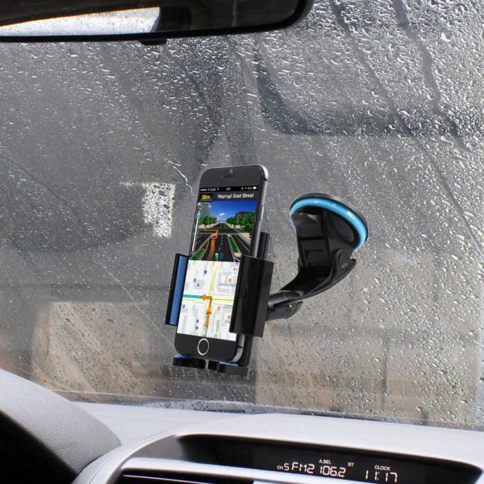 car holder for smartphones on glass