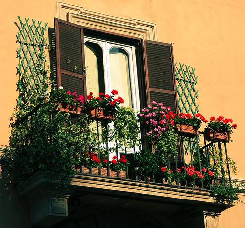 Короб для цветов на балкон