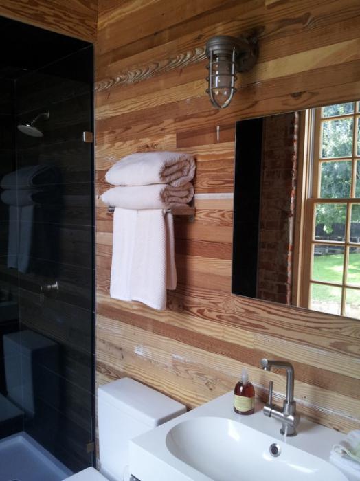 waterproofing a bathroom in a wooden house