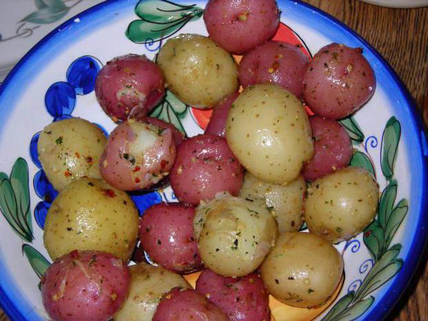 калорийность молодого картофеля запеченного 