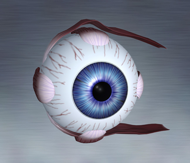 Из-за чего белки глаз становятся голубыми?