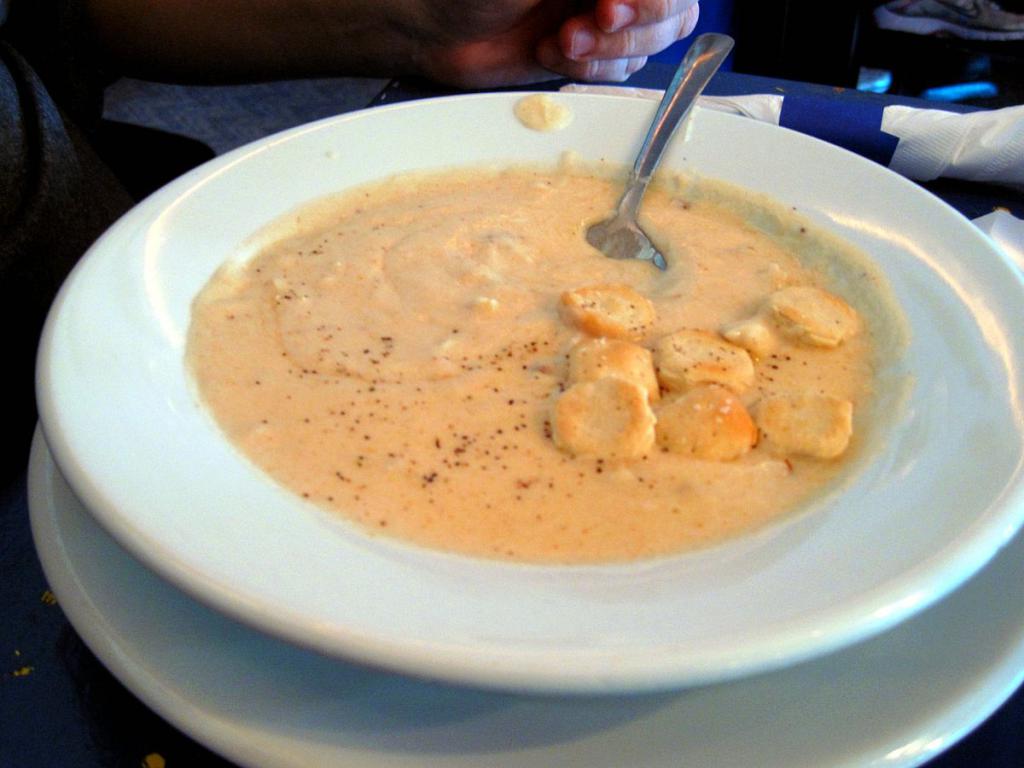Крабовый суп-пюре 