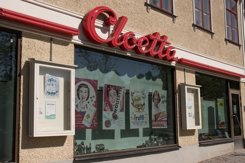 Магазин шведской фирмы "Клоетта"