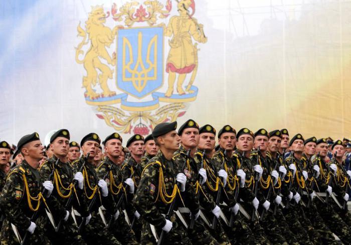 состав вооруженных сил украины 