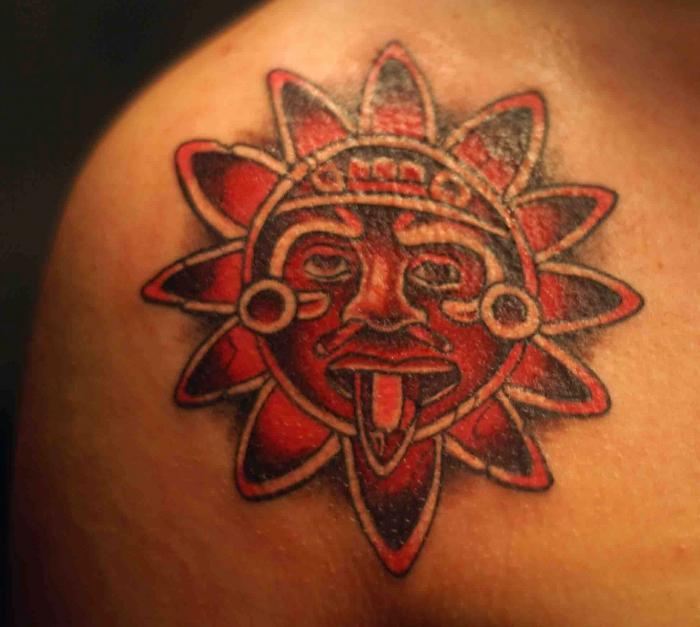 sun tattoo