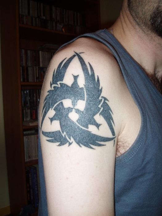 black raven tattoo