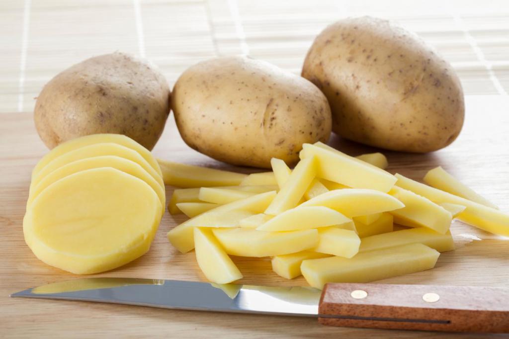 сырой картофель