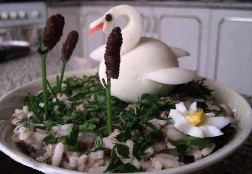 салат белый лебедь рецепт