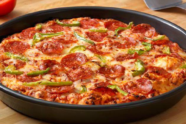 pizza in 10 minutes in a pan