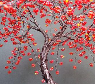дерево любви из бисера фото