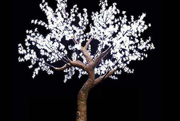 Что можно украсить световыми деревьями?