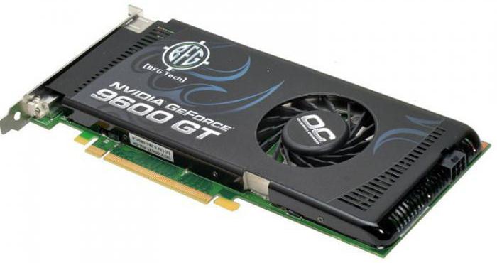 geforce 9600 характеристики