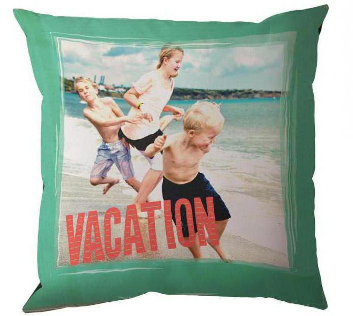 make a pillow with photos