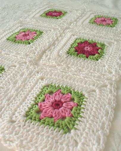 how to crochet grandmother's square