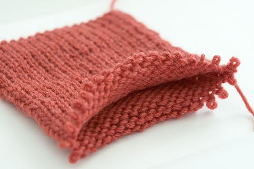 how to knit a hollow double elastic band