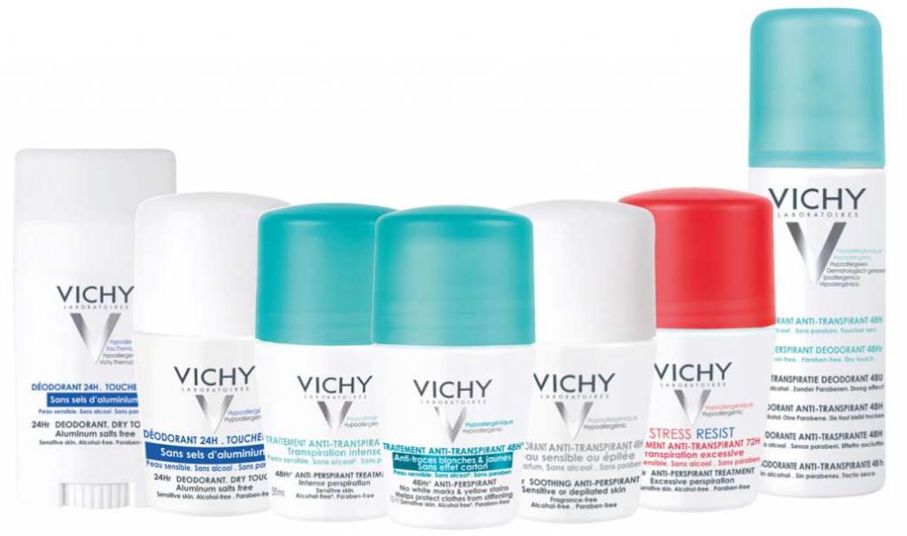 vichy deodorants
