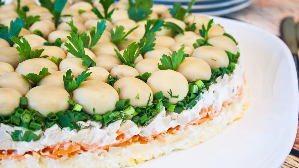 Рецепты салатов с фото пошагово на день рождения фото
