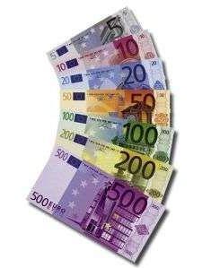 номиналы купюр евро