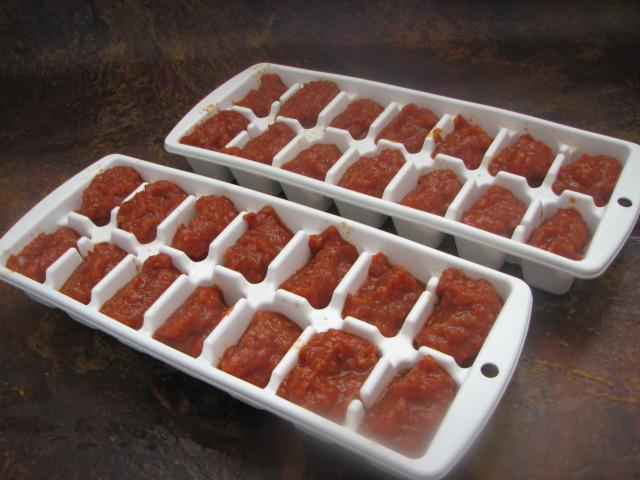 freezing tomatoes for the winter