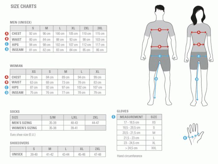 size chart xl