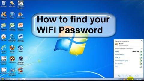 как узнать пароль от wifi 