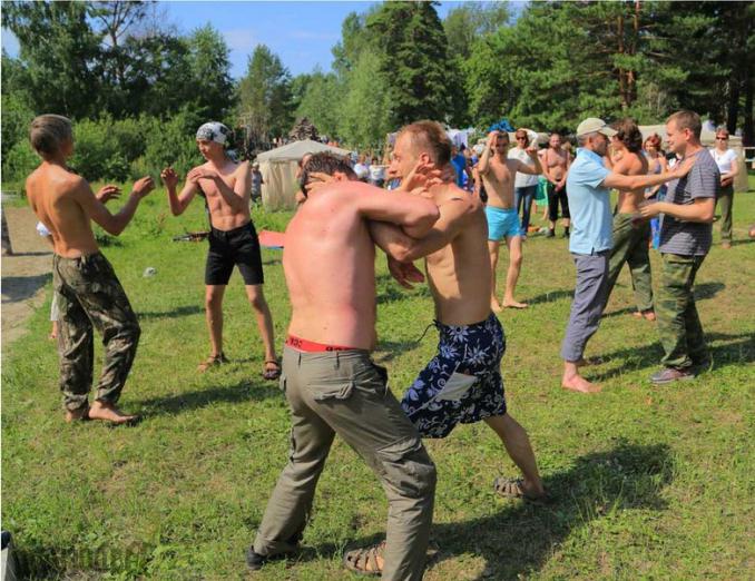 Goritsky wrestling Russian professional fight