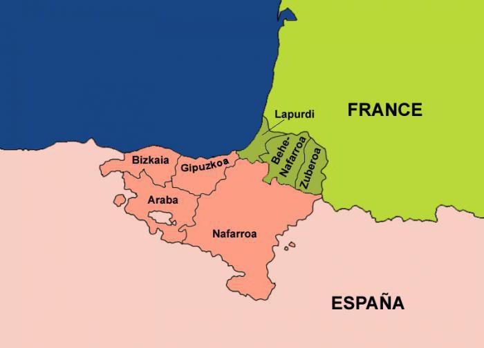 Basque country is where