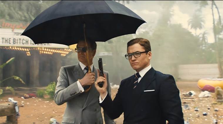 Shot from the movie "Kingsman 2"