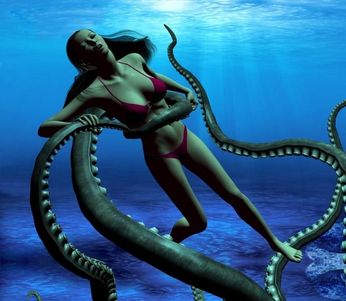 Woman Fucks Octopus Video