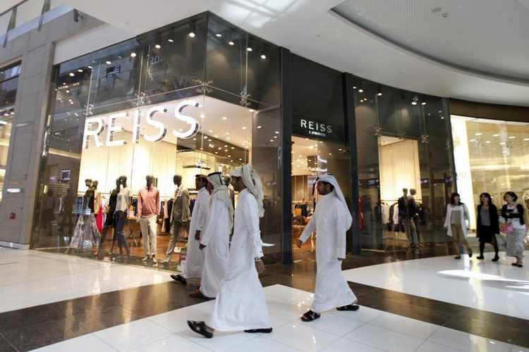 Магазин Reiss в торговом центре Dubai Mall