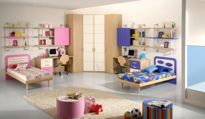 Детская комната для девочки и мальчика