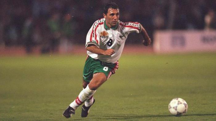 christo stoichkov with whom he played in the leopard