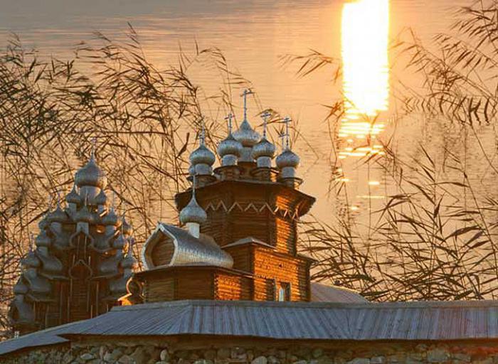 map of Karelia with landmarks