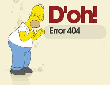 404 page not found