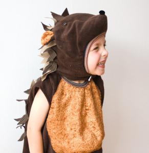 do-it-yourself hedgehog costume