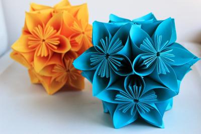 kusudama from paper magic ball