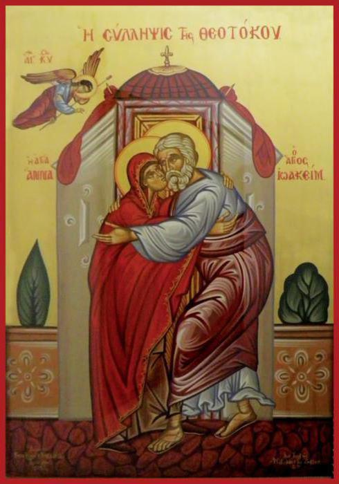 икона святых праведных богоотец иоакима и анны