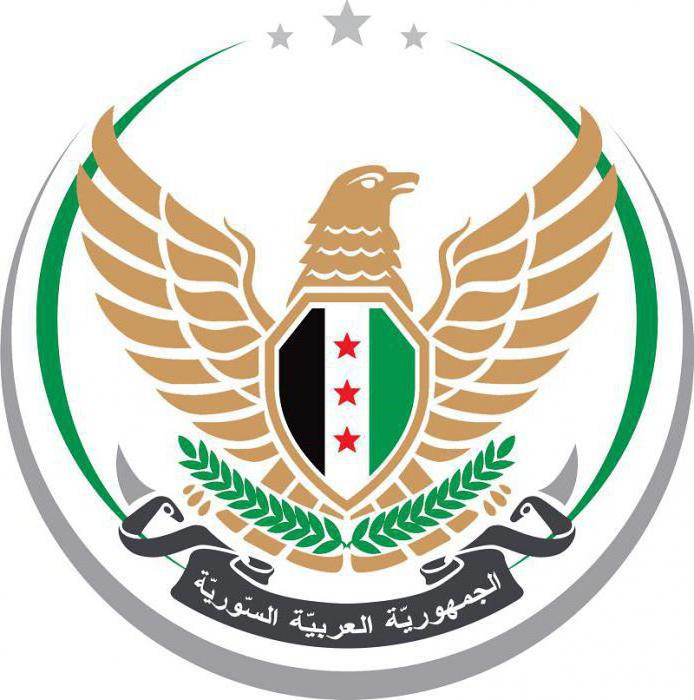 векторное изображение герба сирии