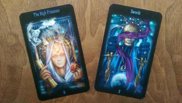 tarot 2 swords sun