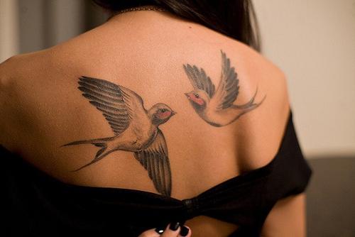 tattoo flying birds meaning