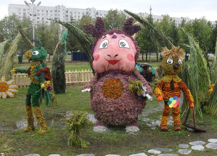 flower festival in embankments